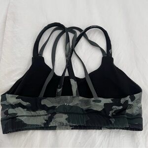 Lululemon Camouflage Sports Bra.